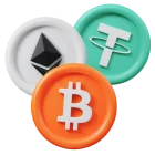 All cryptocurrencies are supported at 50 Crowns Online Casino
